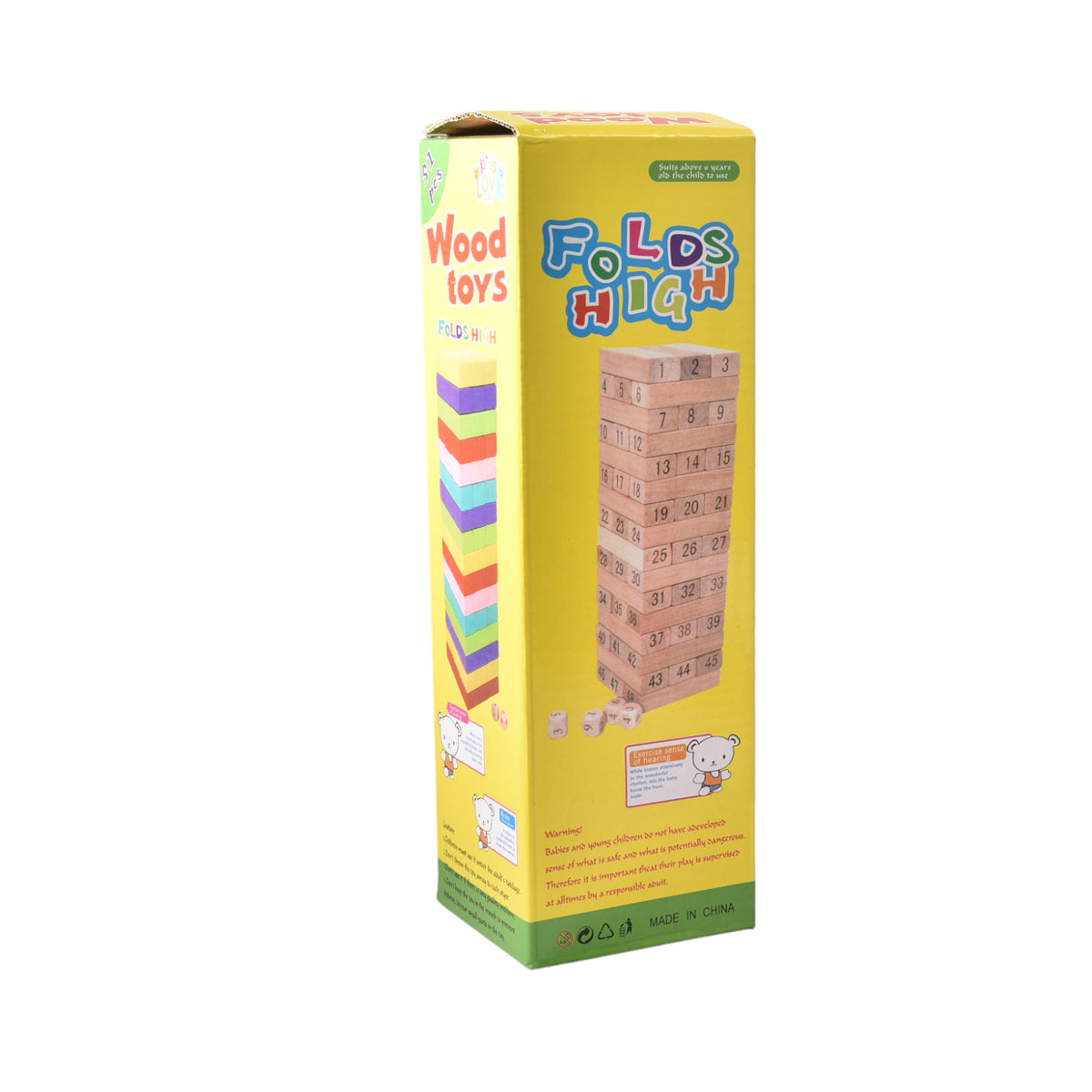 juguete de mesa jenga madera dim:8x8x26cm
