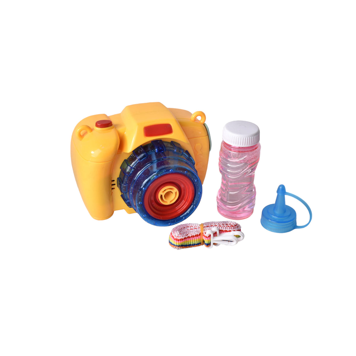 juguete camara de burbujas plastico