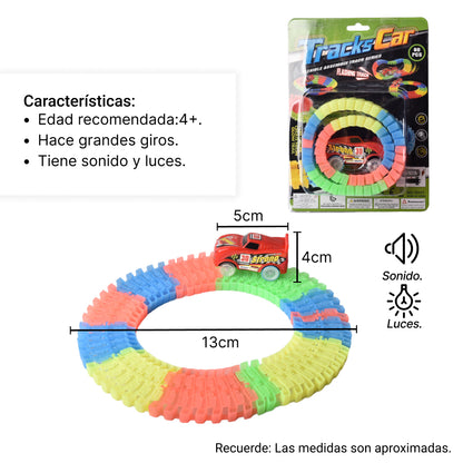 JUGUETE PISTA FICHAS PLASTICAS