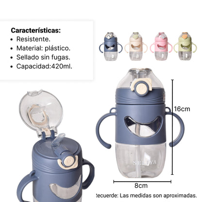 BOTELLA DE AGUA 420ML PLASTICO