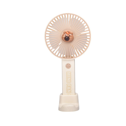 VENTILADOR REDONDO PLASTICO RECARGABLE DIM:18X9X3