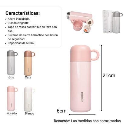 TERMO ACERO INOXIDABLE 500ML