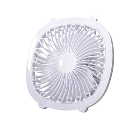 VENTILADOR CON CABLE USB RECARGABLE CUADRADO VARIOS COLORES
