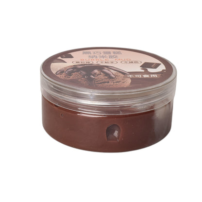 SLIME GEL MOLDEABLE PLASTICO CAFE DIM:8X8X4