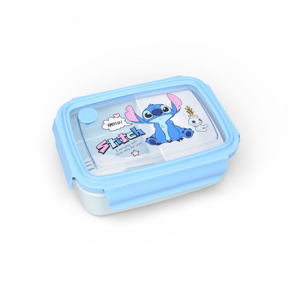 portacomida plastico 880ml personaje azul dim:18x13x6