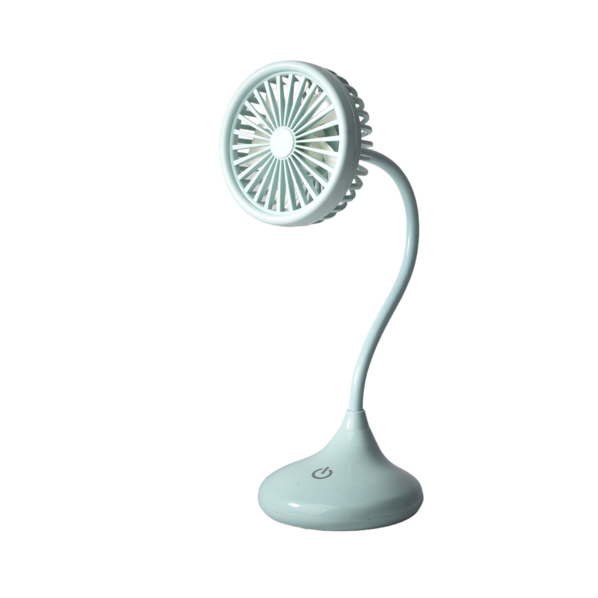 ventilador redondo recargable plastico con cable usb dim:9x9