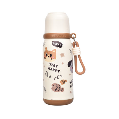 TERMO ACERO INOXIDABLE 500ML DISEÑO ANIMALES DIM:7X7X23