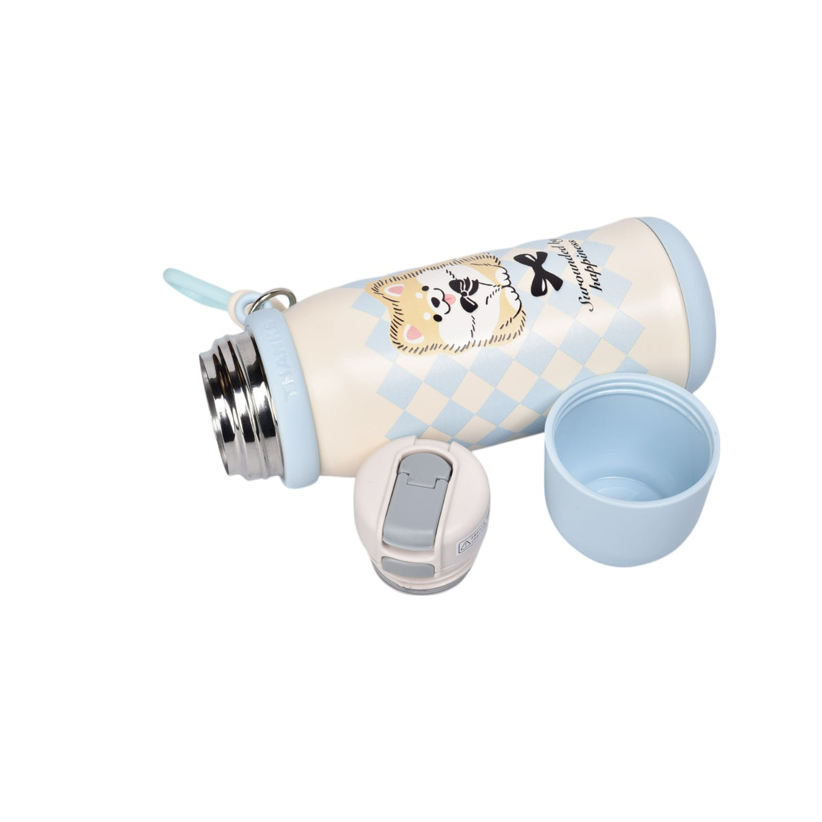 termo acero inoxidable 500ml diseño animales  dim:7x7x23