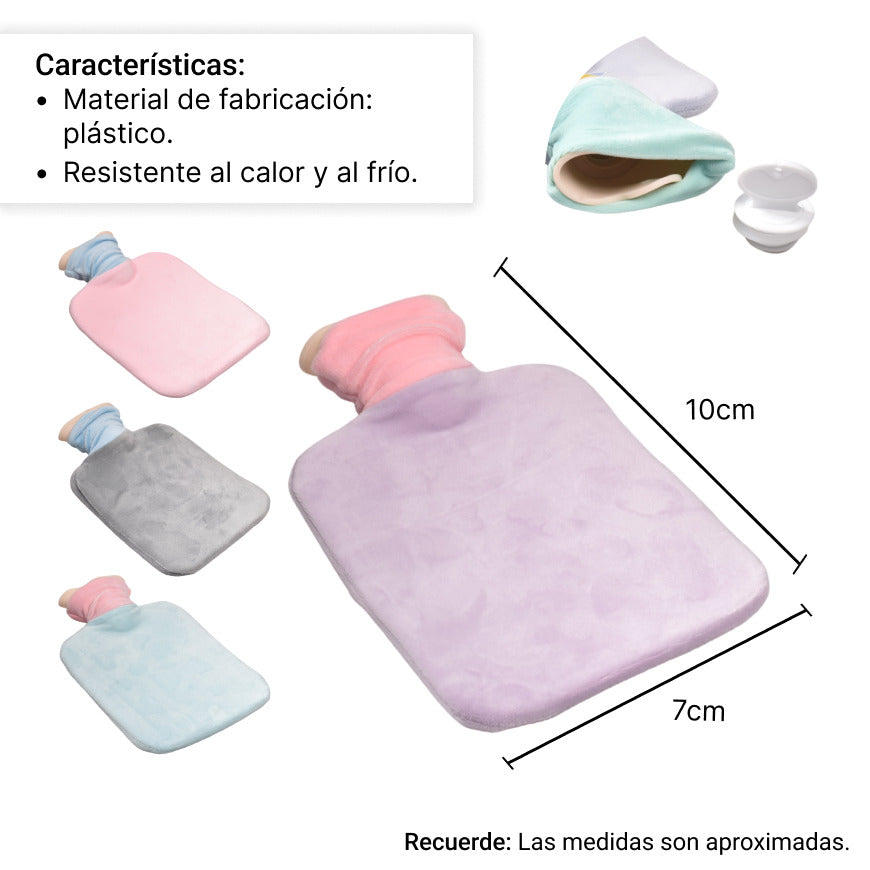 bolsa termica para agua caliente colicos y dolores