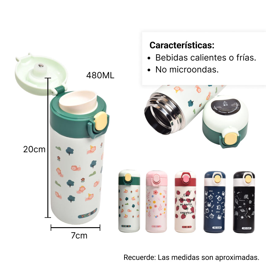 termo metalico 480ml