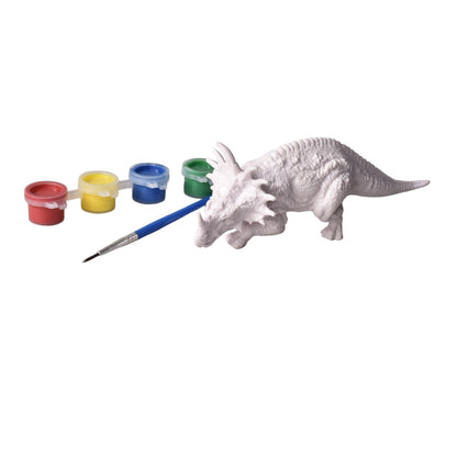 SET KIT DE PINTAR DINOSAURIO CON TEMPERAS