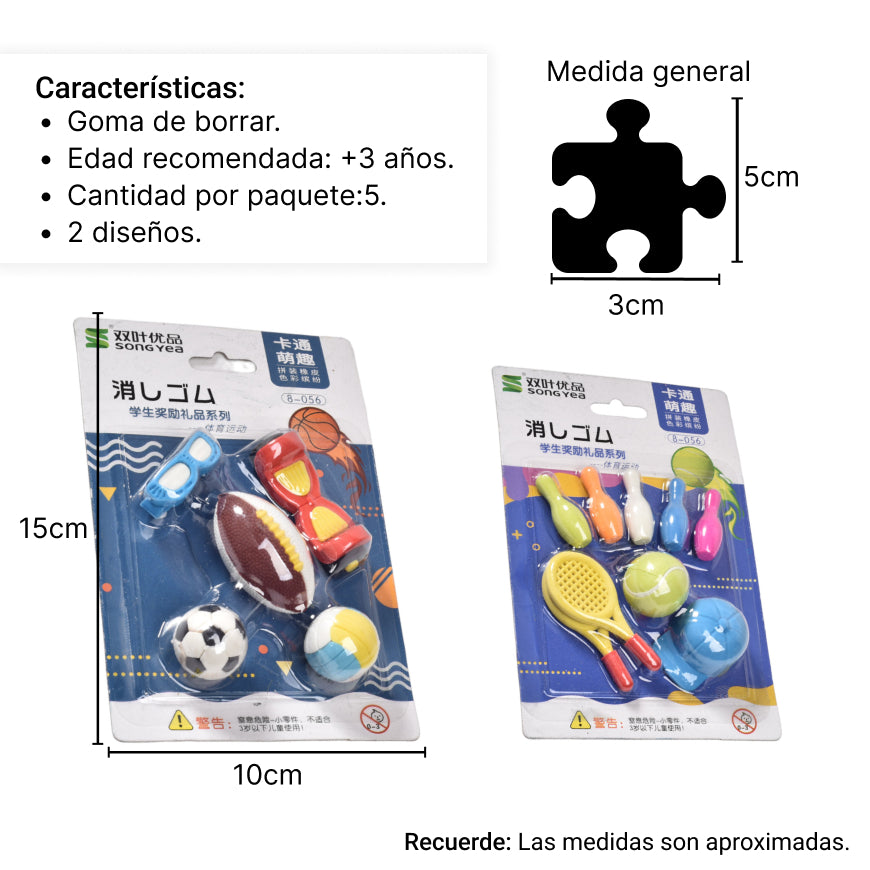 set borradores forma deportes