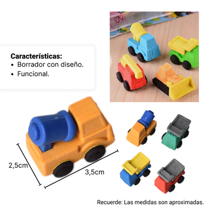BORRADOR GOMA UNIDAD FORMA DE CARRO DIM:3*2*2