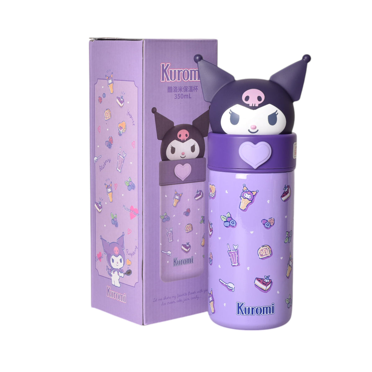 termo acero inoxidable 350ml personaje3d