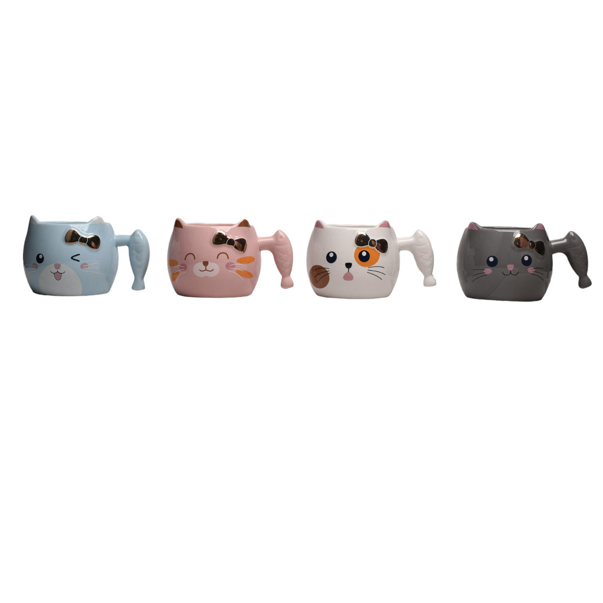 mug pocillo forma de gato