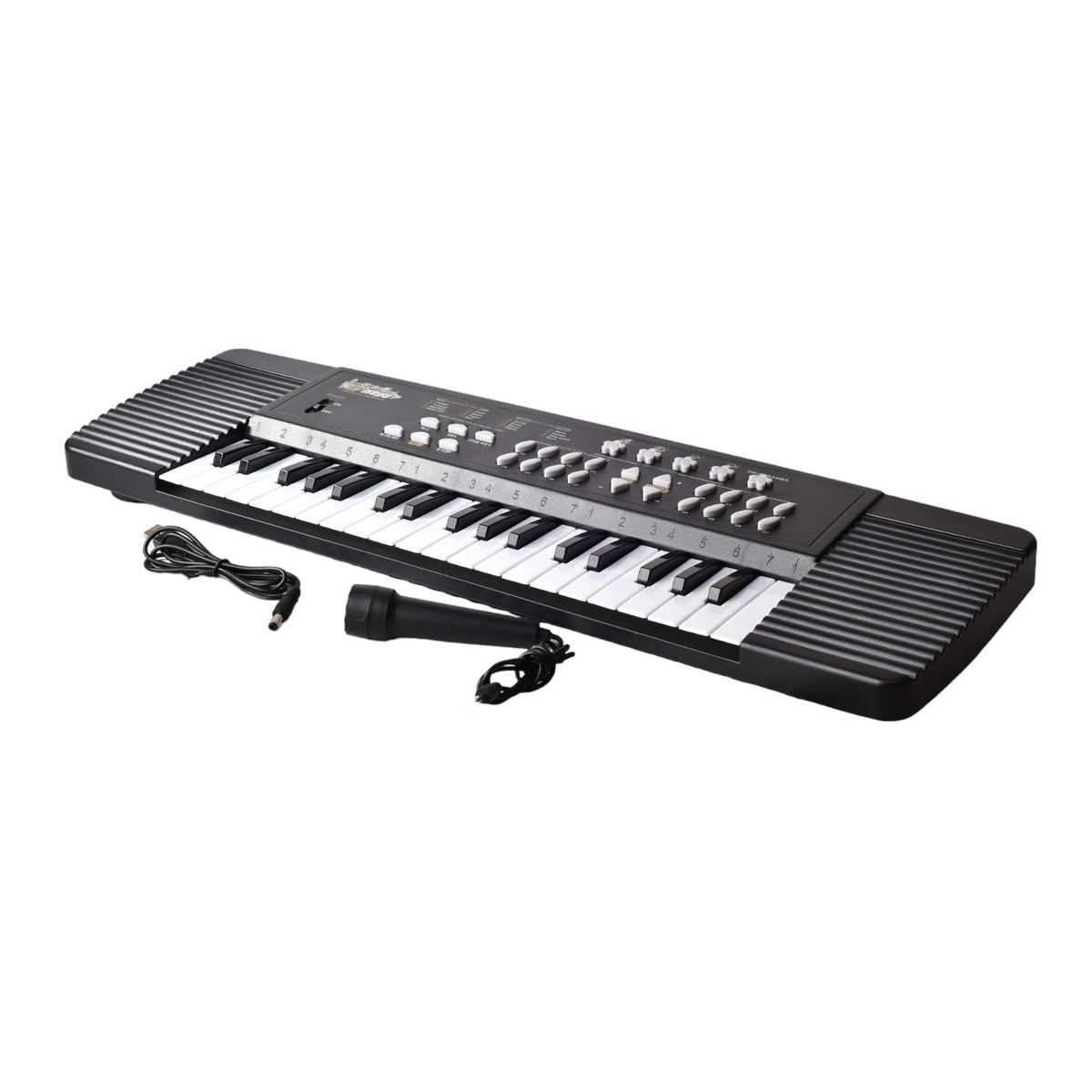 juguete piano plastico con sonido y accesorios