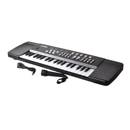 JUGUETE PIANO PLASTICO CON SONIDO Y ACCESORIOS