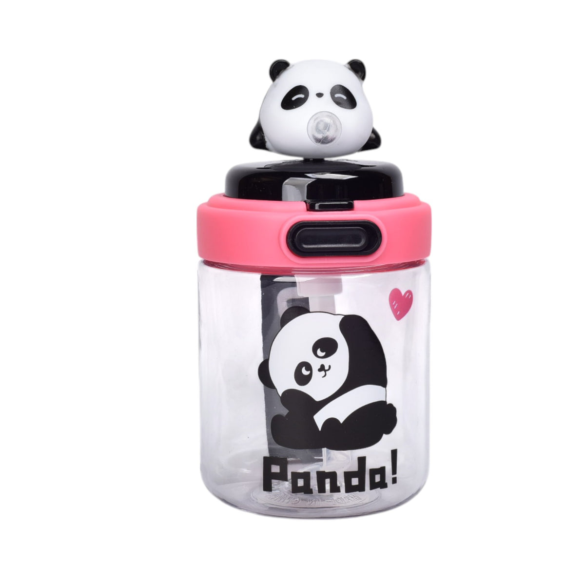 botella de agua 450ml plastico diseño osos dim:8x15