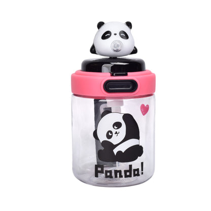 BOTELLA DE AGUA 450ML PLASTICO DISEÑO OSOS DIM:8X15
