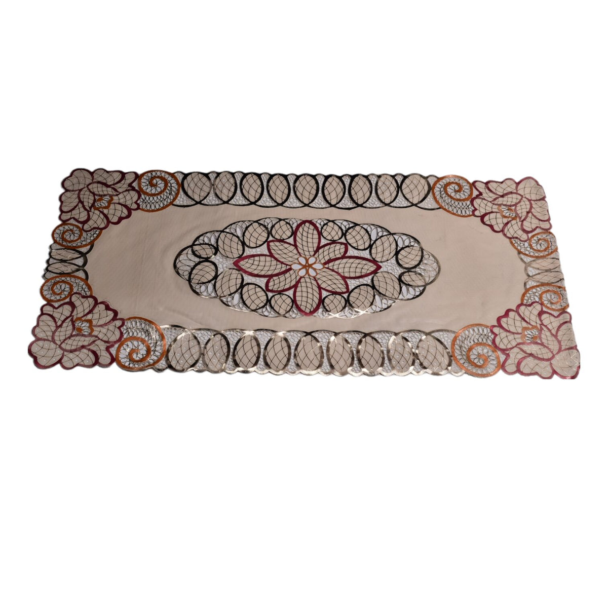 individual centro de mesa dim:80*35cm