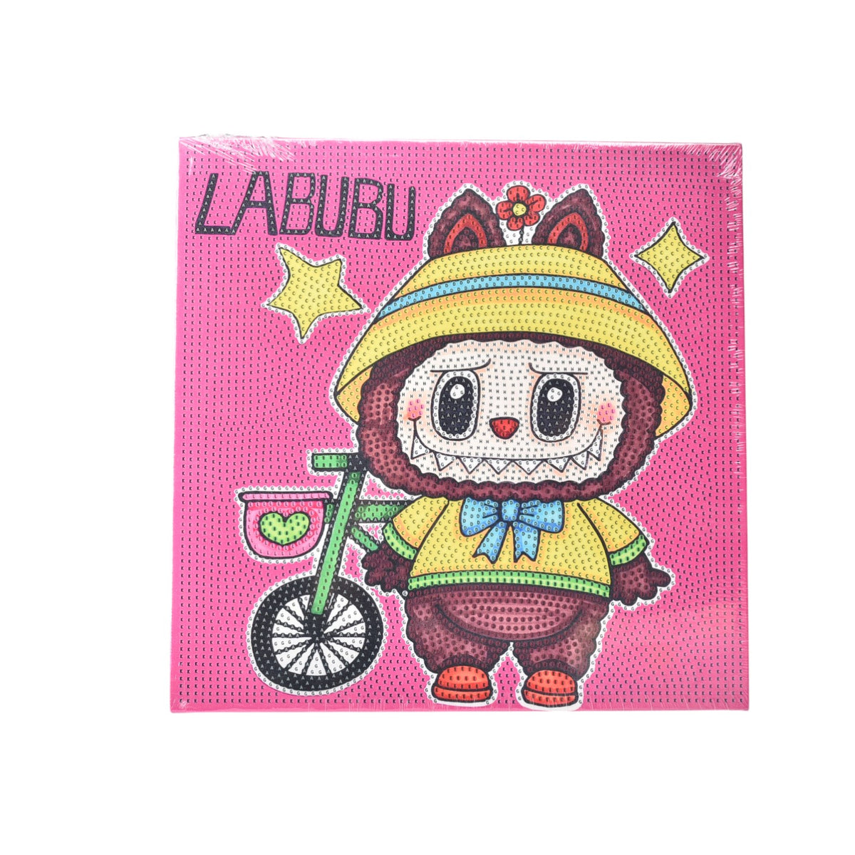 cuadro juguete de piedras didactico niños personaje labubu