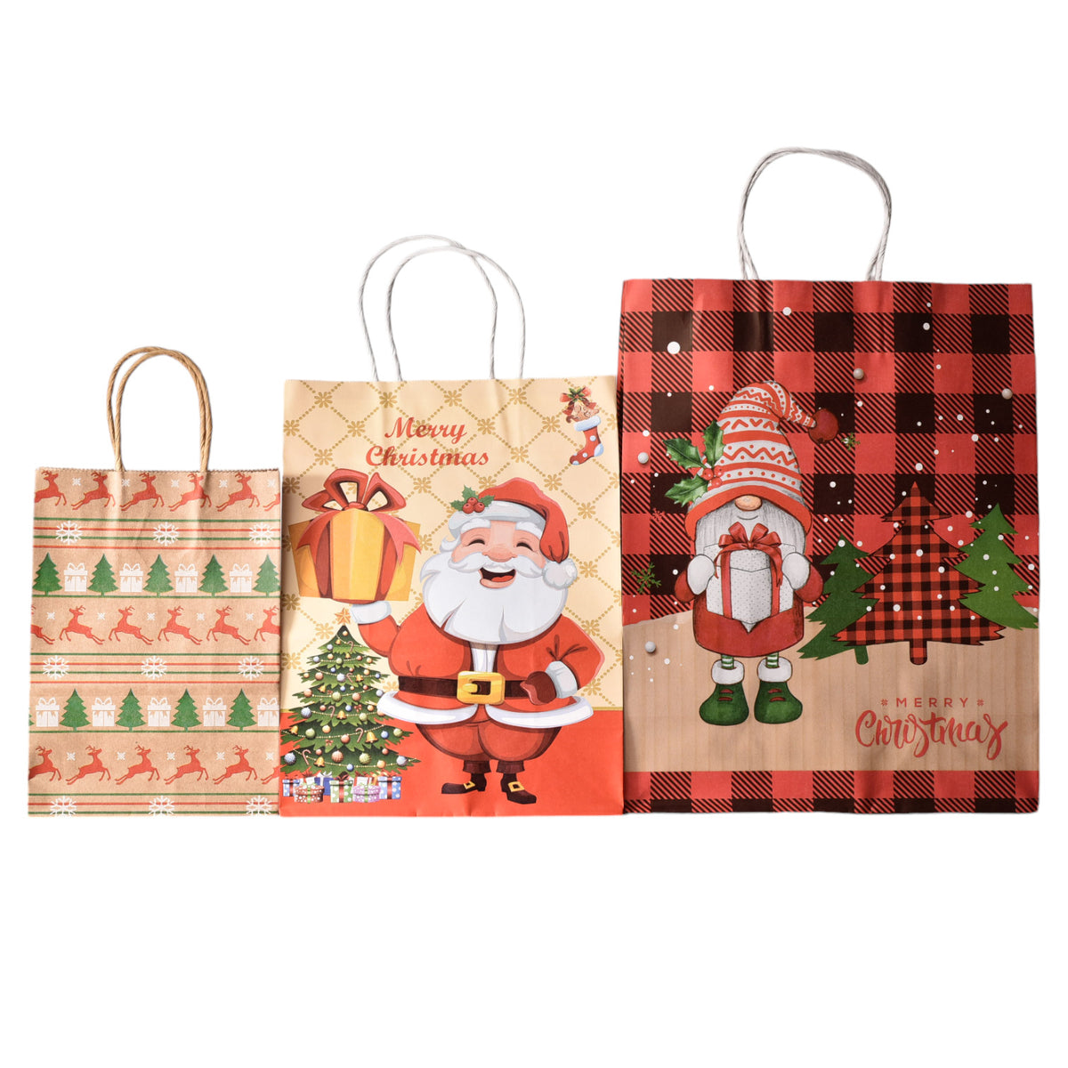 bolsa para regalo navidad pequeña 21x15cm