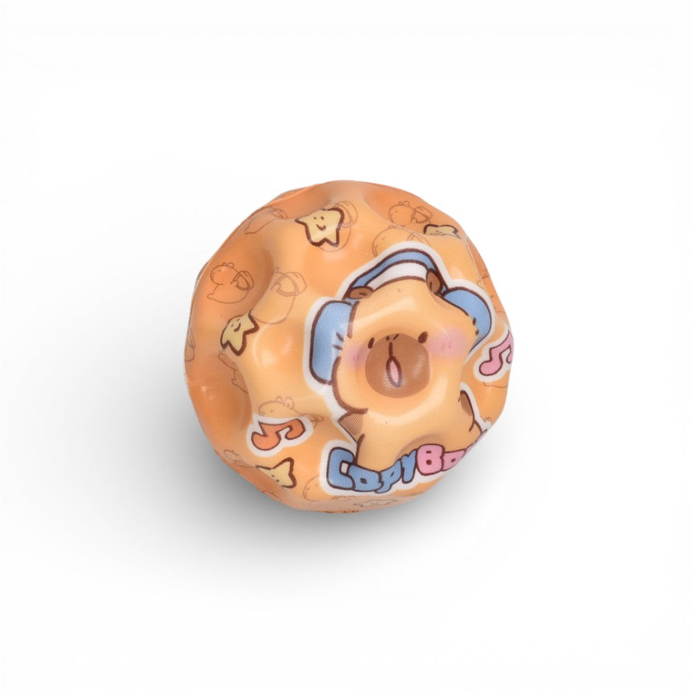 pelota desestresante diseño capybara dim:6x6