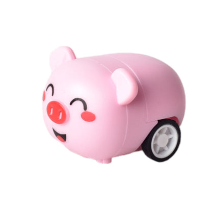 CAJA 12 UND JUGUETE CARRO PLASTICO DE IMPULSO ANIMALITOS