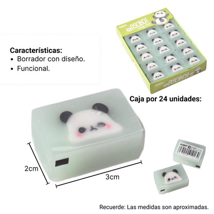 BORRADOR CUADRADO UNIDAD DE OSO DIM: 3X2