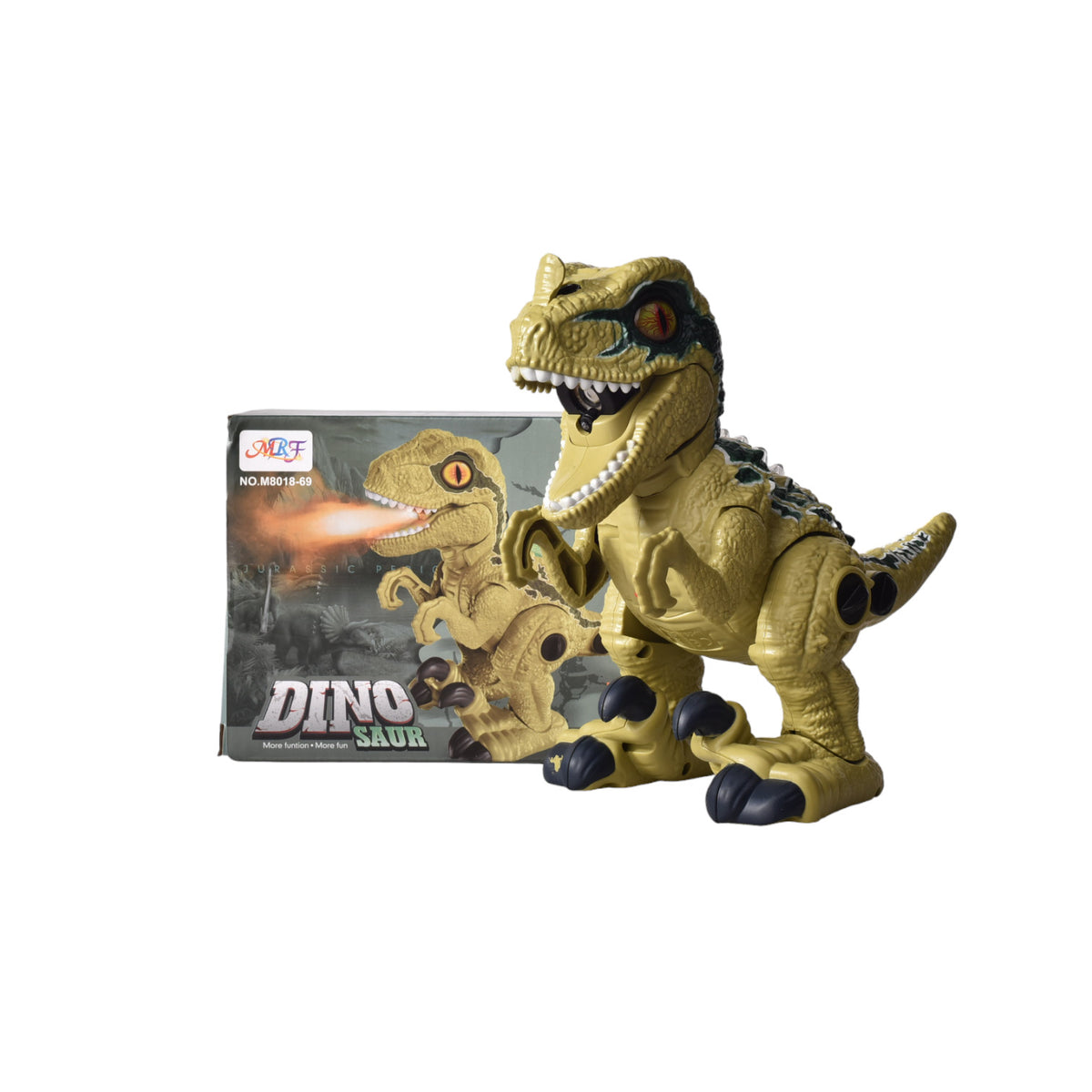 juguete dinosaurio pequeño con luz sonido y movimiento