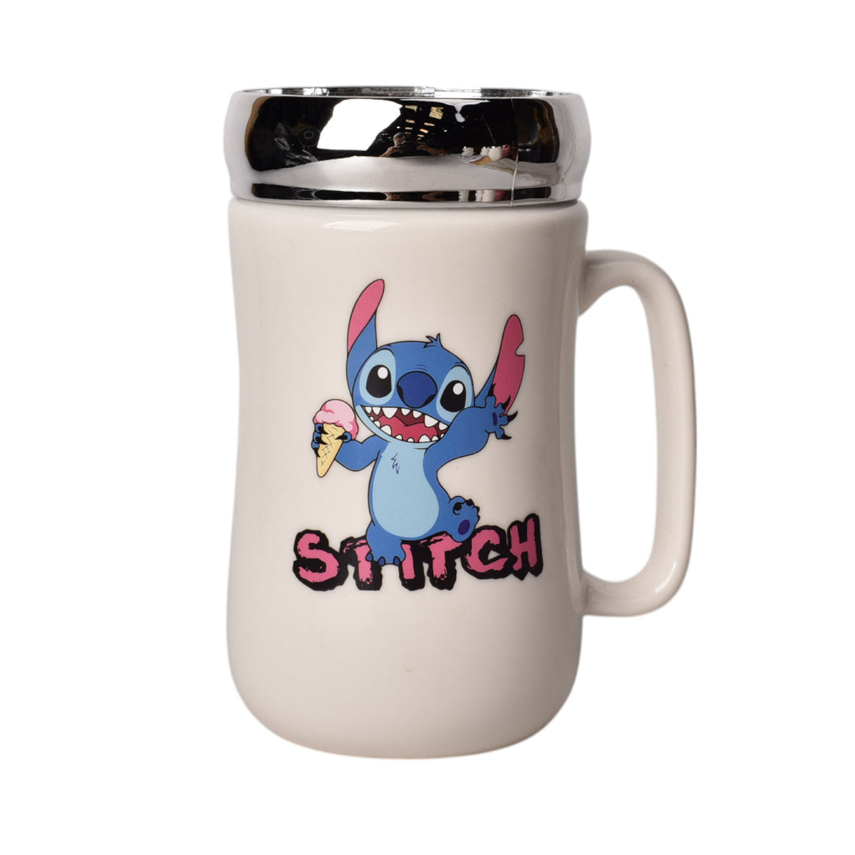 mug pocillo stitch personaje 420ml dim:7x7x14