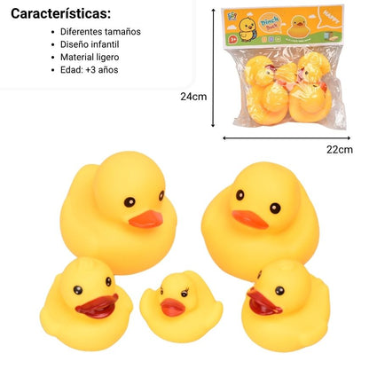 SET DE PATICOS DE HULE DIM: 6*6*6CM