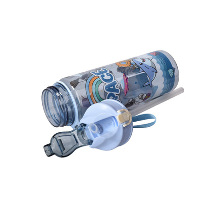 BOTELLA DE AGUA 650ML PLASTICO ASTRONAUTA