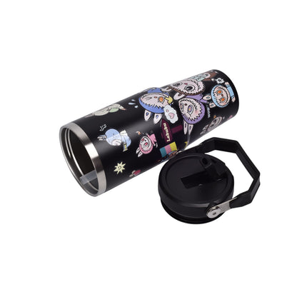 TERMO METALICO 890ML PERSONAJE DIM:8X24