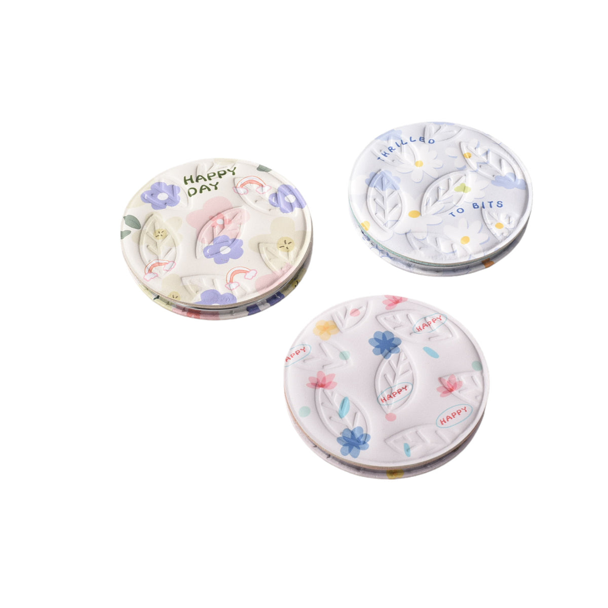 espejo plastico redondo cartera dim:7cm