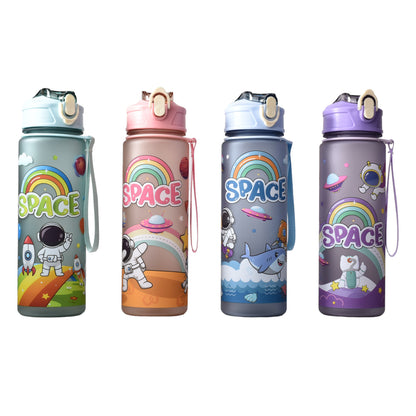 BOTELLA DE AGUA 650ML PLASTICO ASTRONAUTA