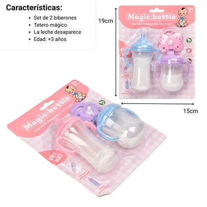TETERO PARA BEBES DE JUGUETE DIM: 11*7CM/5*4.8CM/7*8.2CM