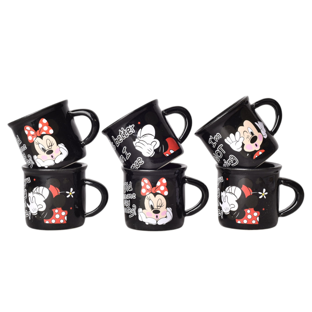 pocillo set x 6 pzas personajes
