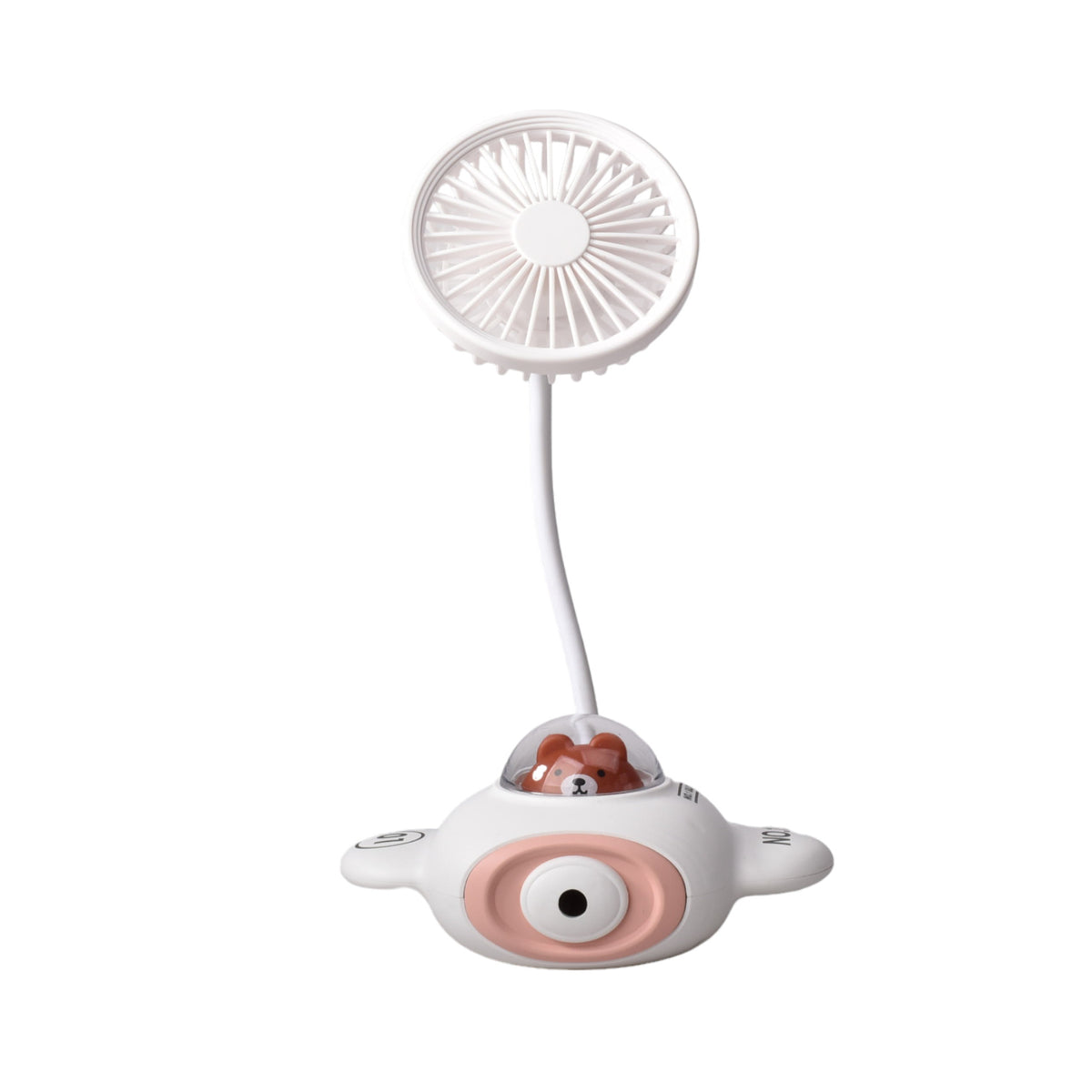 ventilador recargable plastico con cable usb