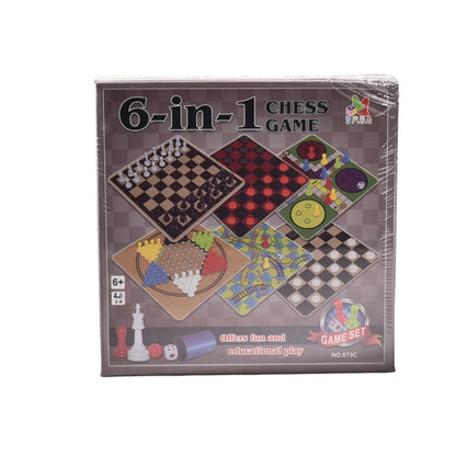 JUEGO DE MESA 6 EN 1 DIM: 16x16x5