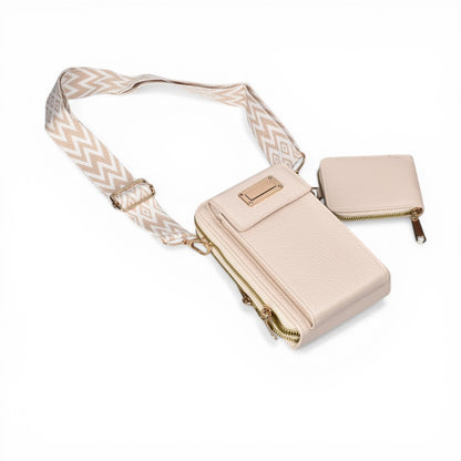 BOLSO PARA DAMA SINTETICO CON MONEDERO DIM: 11X18X7