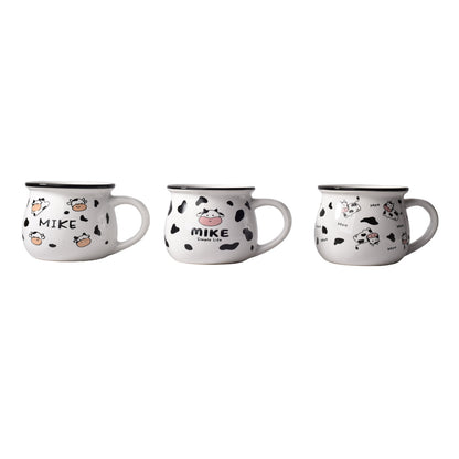 MUG POCILLO DISEÑO DE VACAS CERAMICA DE 250ML DIM:8X8X6CM