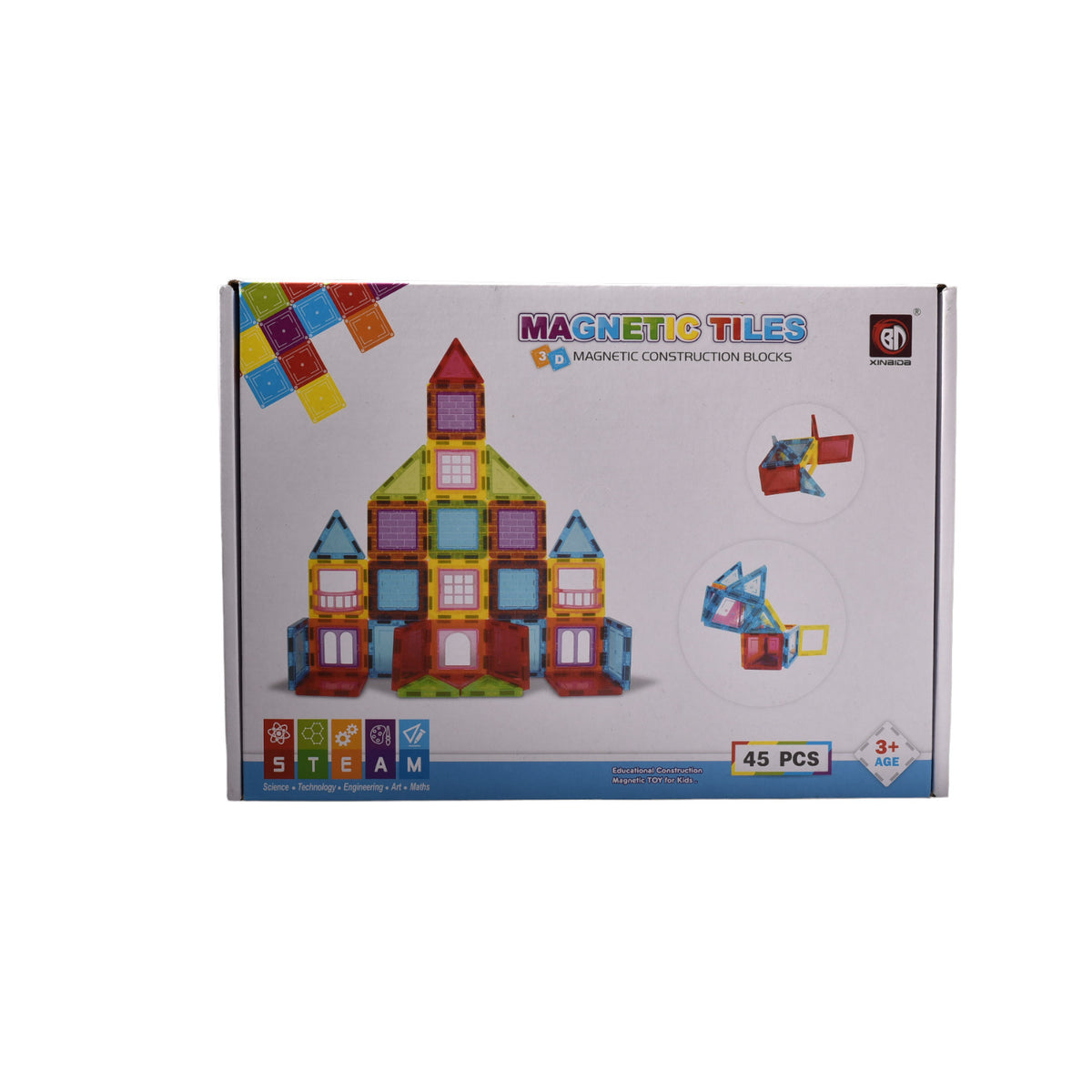 bloques de construccion magnetico 45 bloques
