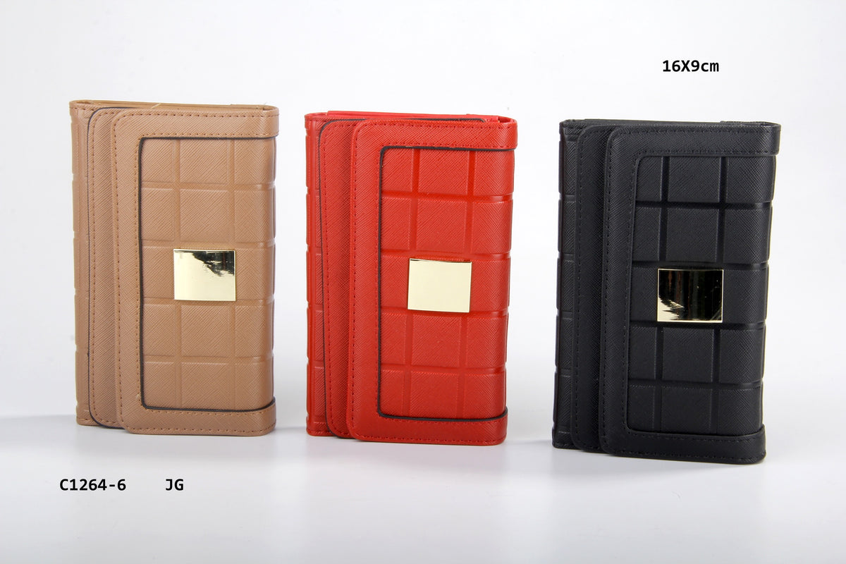 billetera dama sintet 16x9cm  promo!!