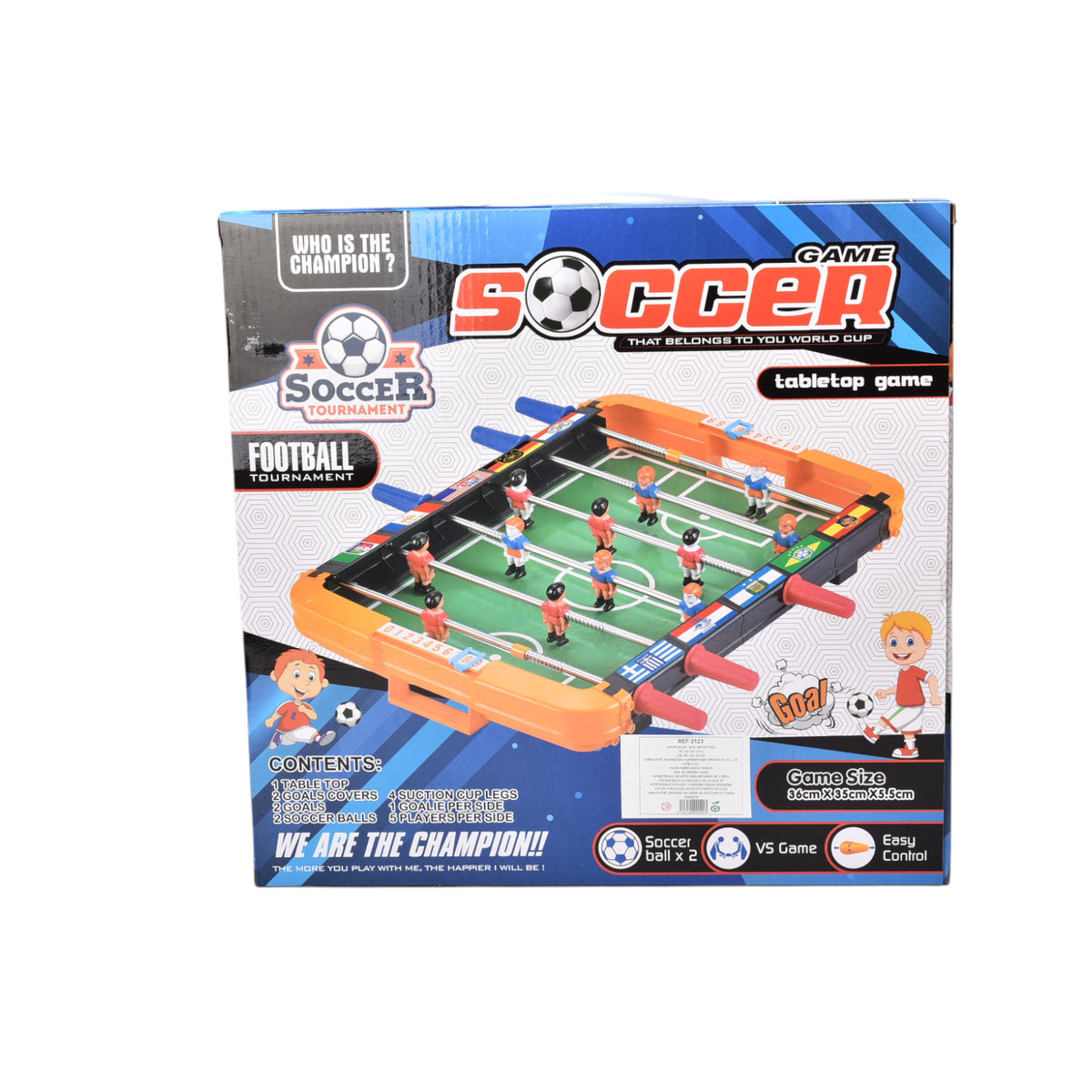 juguete futbolin de mesa para niños dim:36x35x6