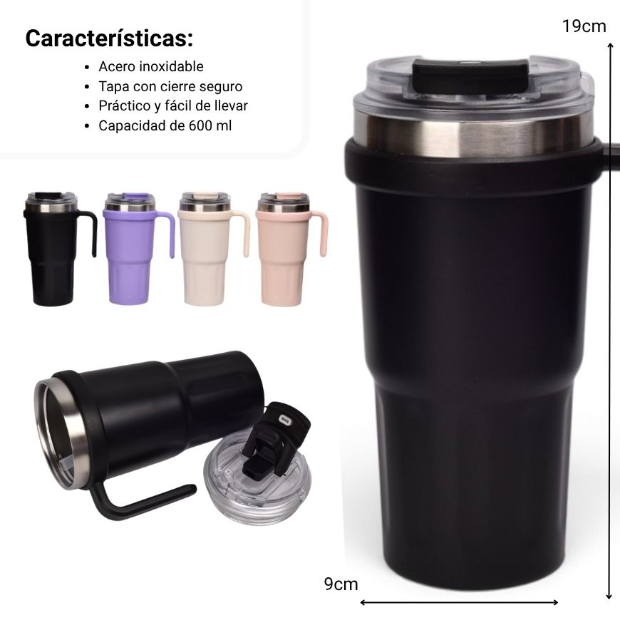 termo acero inoxidable  600ml