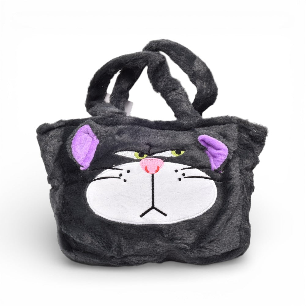 bolso cartera personaje poliester peluche dim:30x18x8