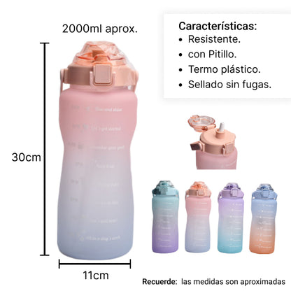 BOTILO DE AGUA 2000ML