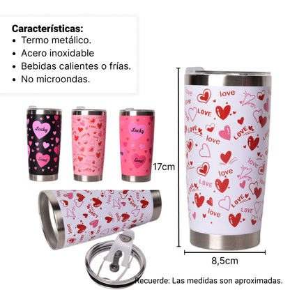 TERMO METALICO 600ML