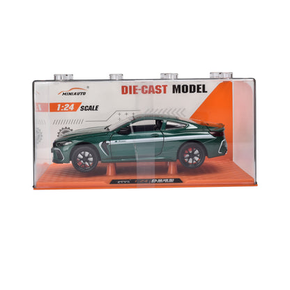 CARRO DE COLECCION METALICO CON ESTUCHE ACRILICO DIM:12 x 24 x 12 cm